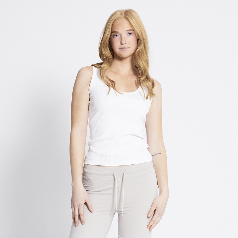 Ribbestrikket singlet "Ilse"